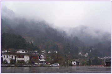 青城后山水墨一色